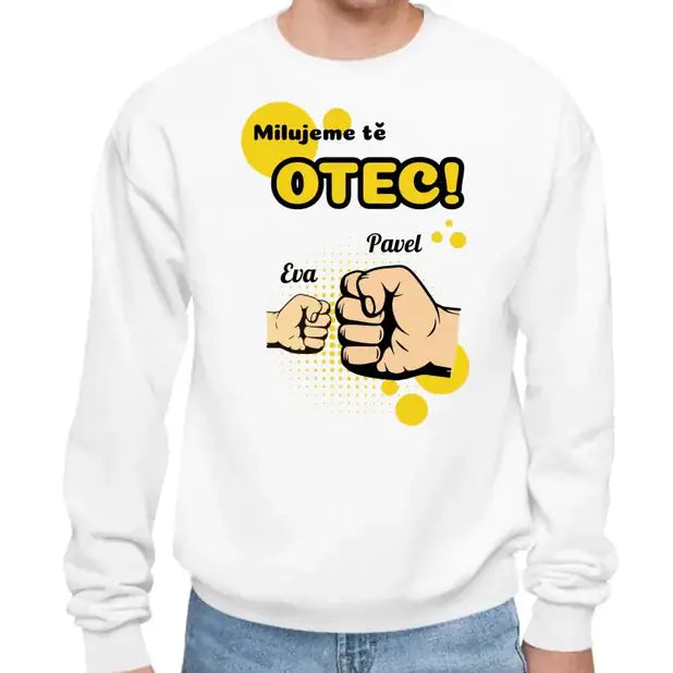 Personalizovaný fleecová mikina na Den otců