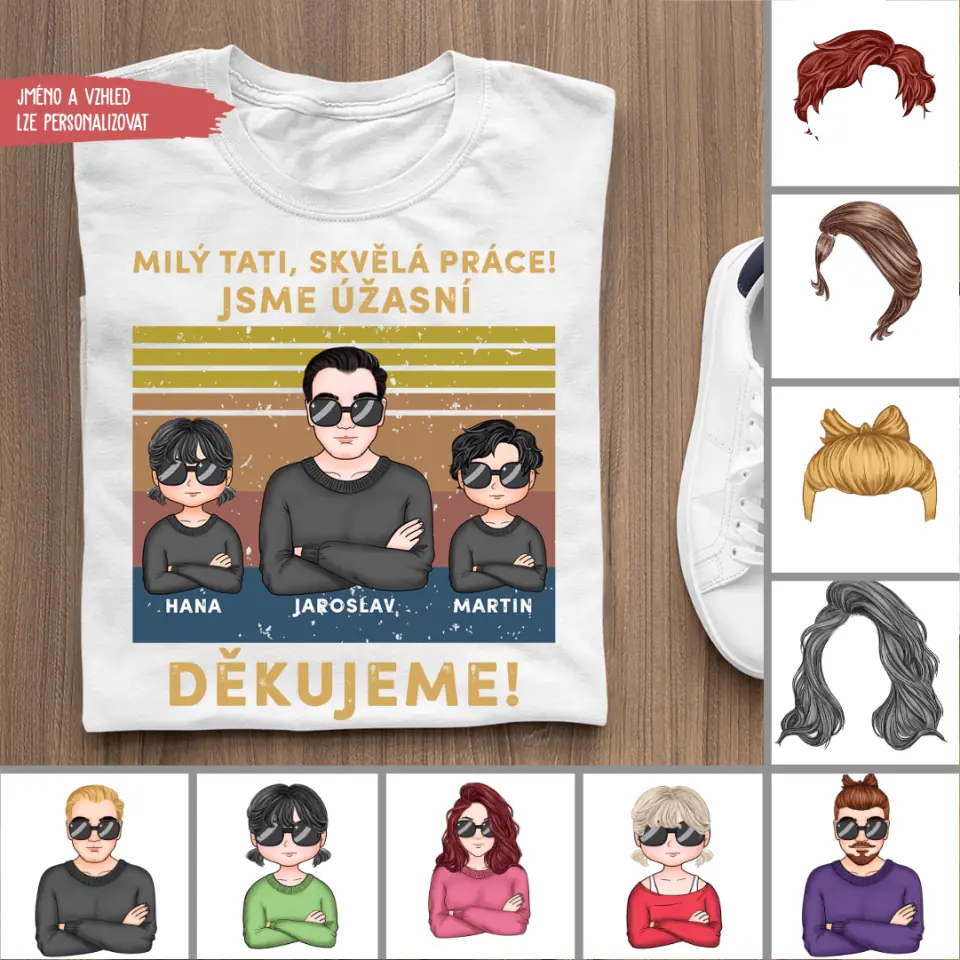 Milý tati, skvělá práce! Jsem úžasný Děkuji!