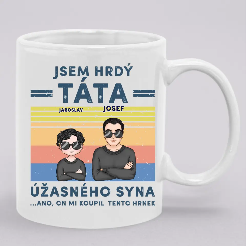 Jsem hrdá táta úžasných dětí.