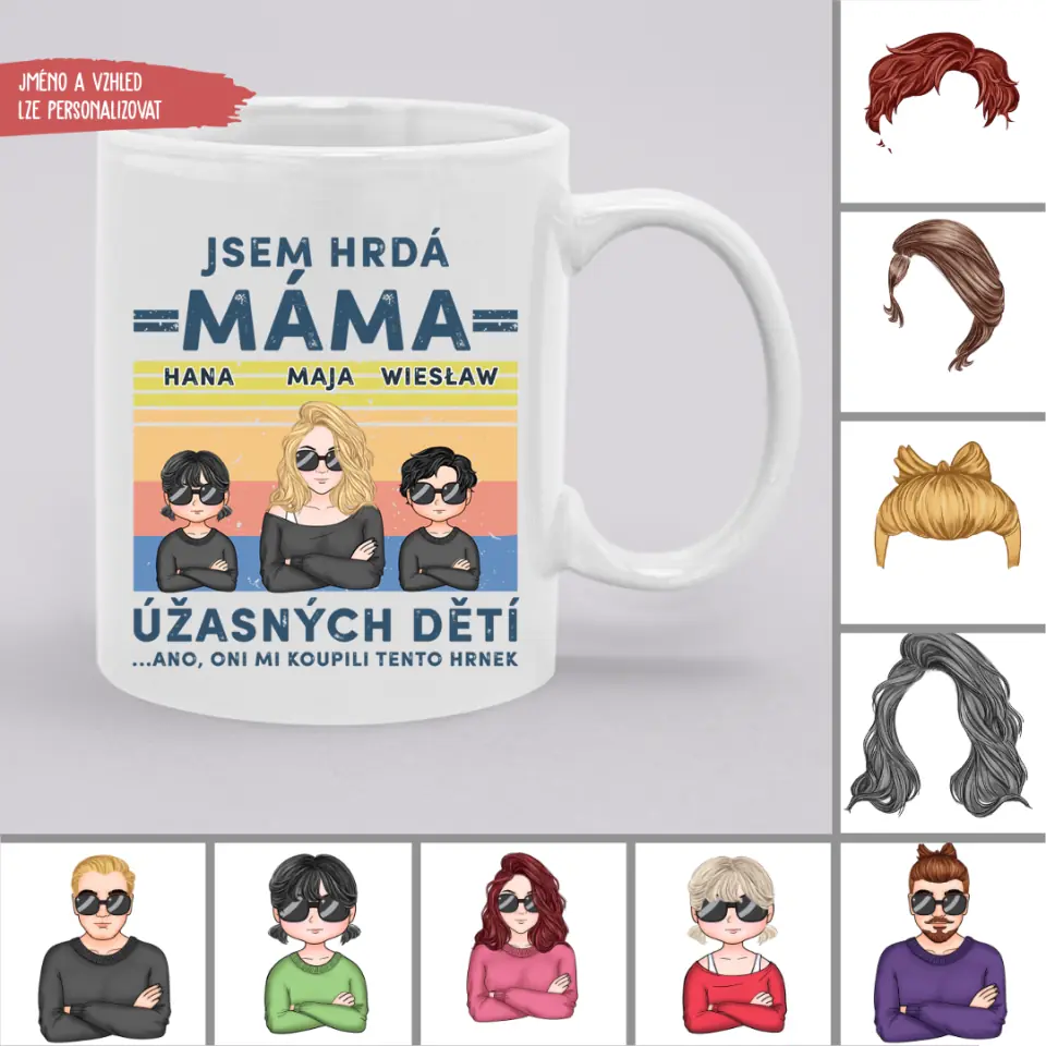 Jsem hrdá maminka úžasných dětí.