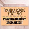 Pravidla babičky začínají zde!