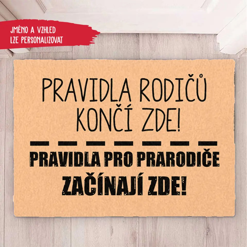 Pravidla babičky začínají zde!