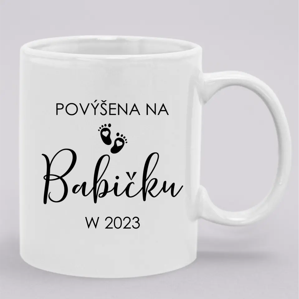 Polštář - Povýšena na babičku