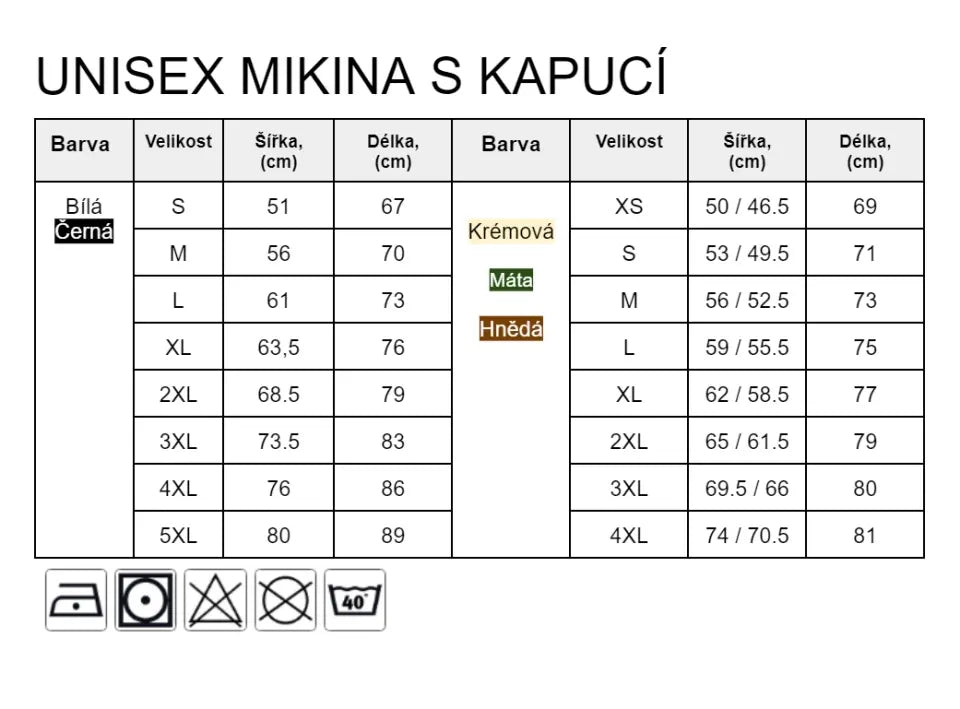 Mikiny s kapucí - Jméno se srdcem