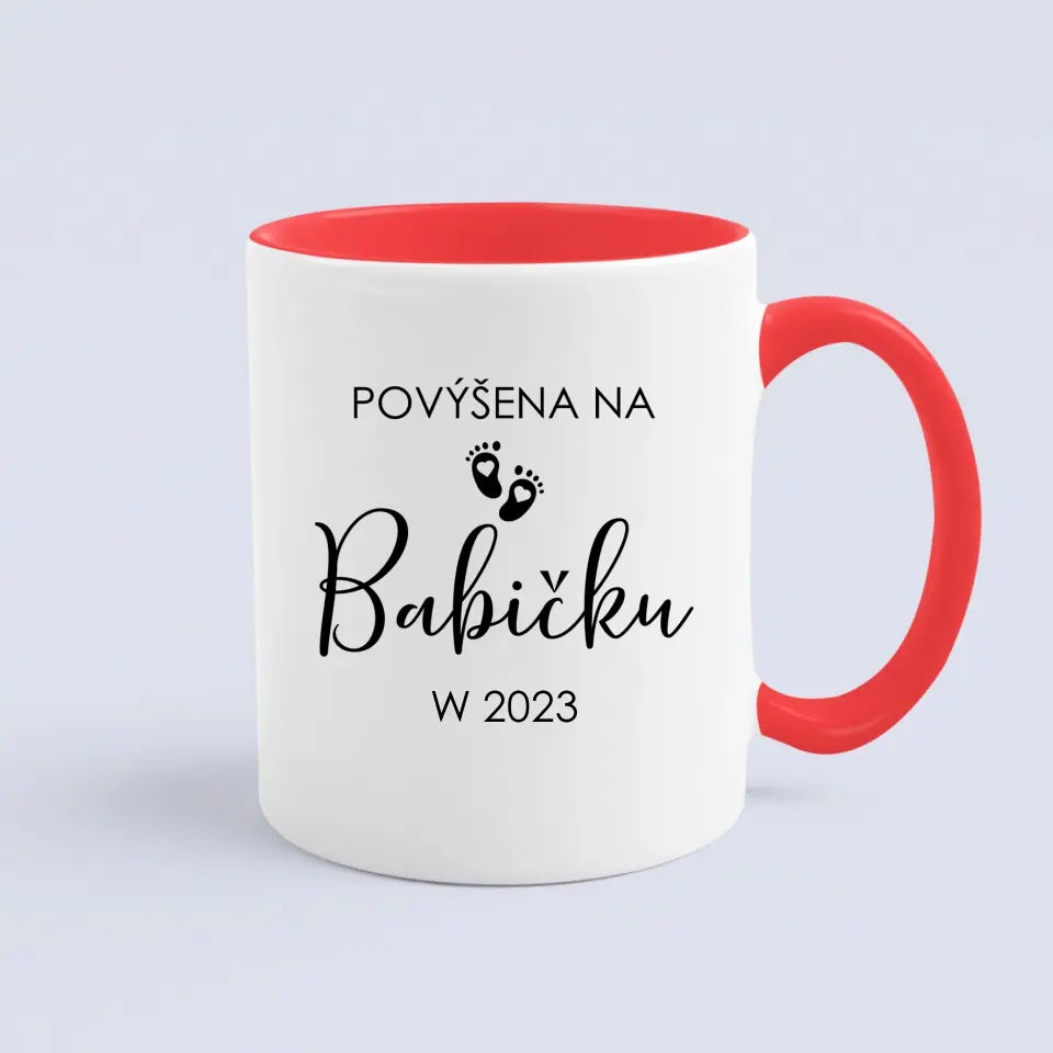 Polštář - Povýšena na babičku