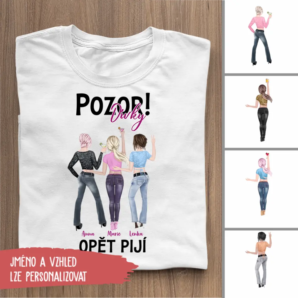 Pozor! Dívky opět pijí.