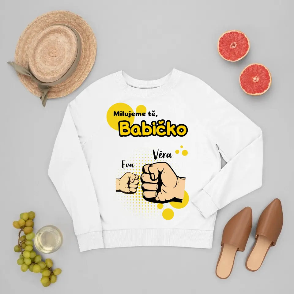 Milujeme tě, babičko