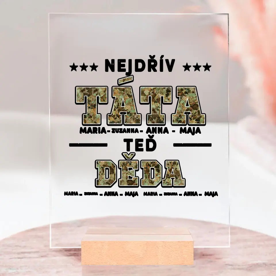 Nejdřív táta