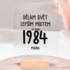 Dělám Svět Lepším Místem Od Roku 1984