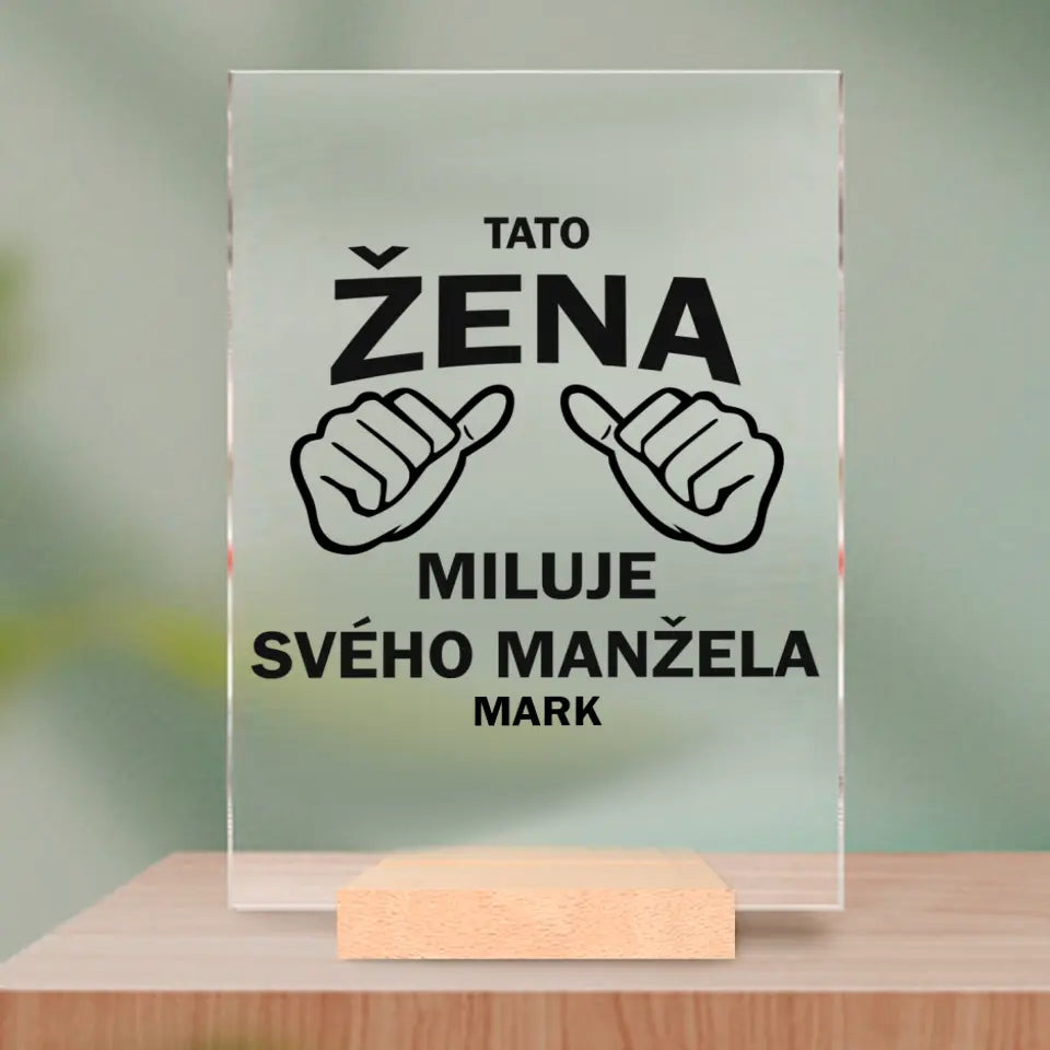 Tato Žena Miluje Svého Manžela