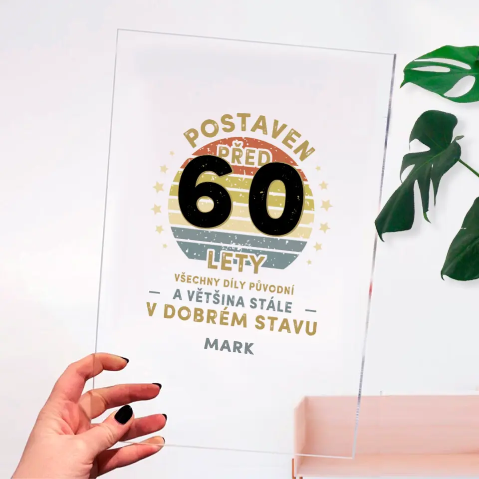 Tričko - Postaven Před 60 Lety