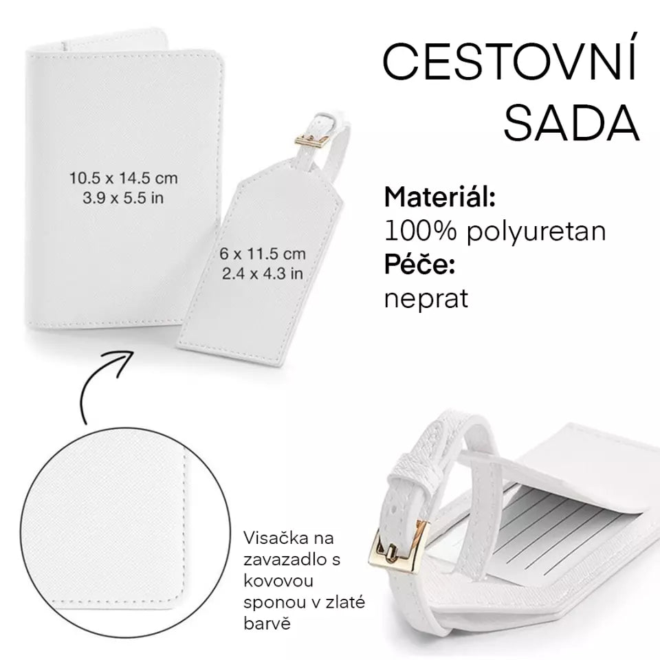 Zavazadlový štítek - Jen Holka, Která Miluje Cestování