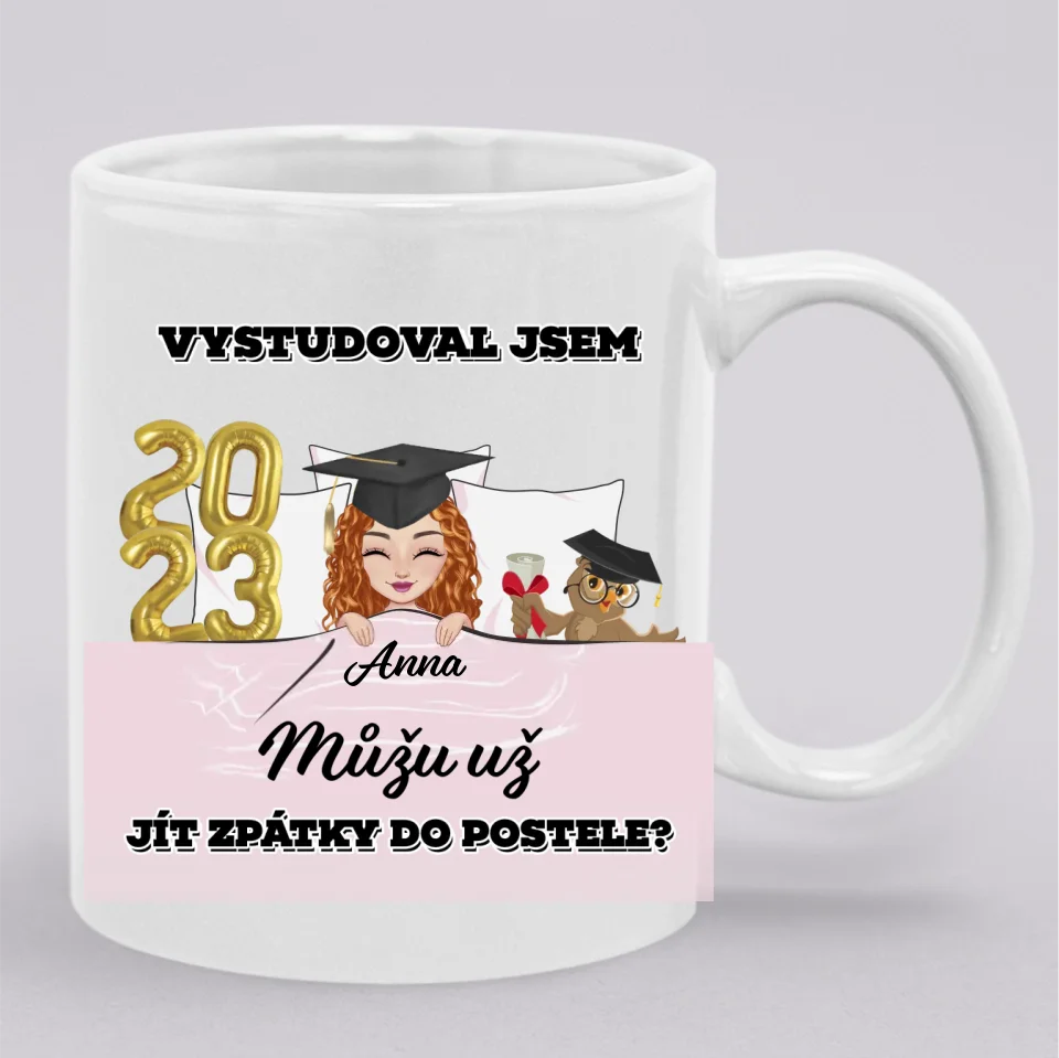 Jsem absolvent.Můžu už jít zpátky do postele?