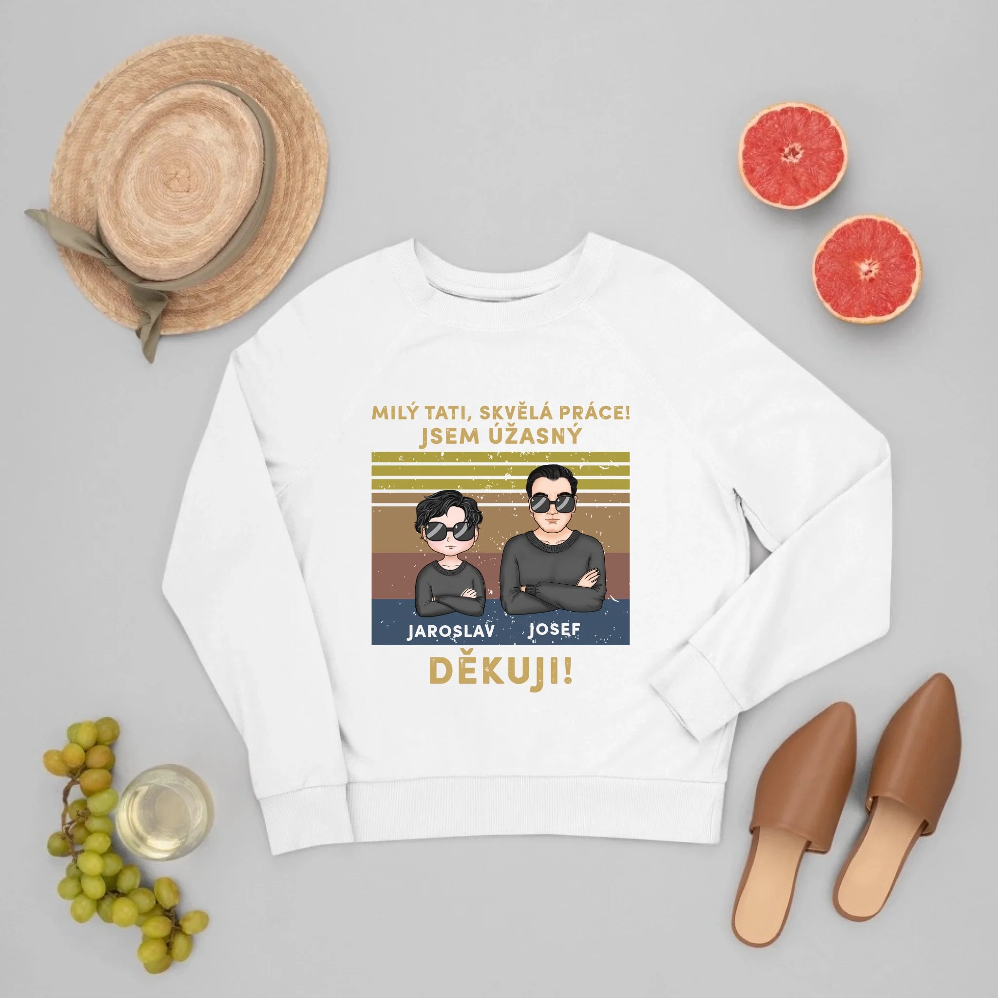 Milý tati, skvělá práce! Jsem úžasný Děkuji!