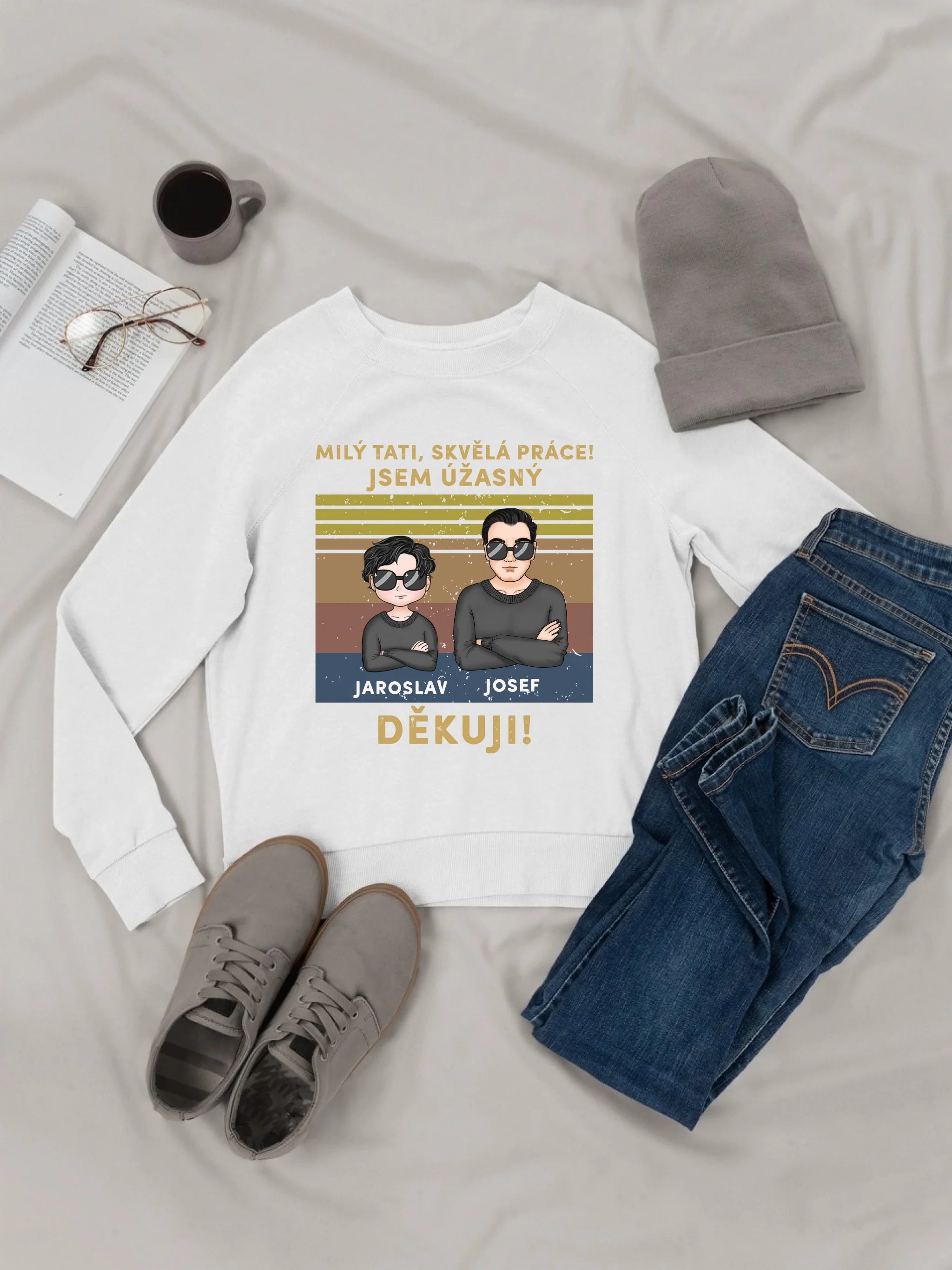 Milý tati, skvělá práce! Jsem úžasný Děkuji!