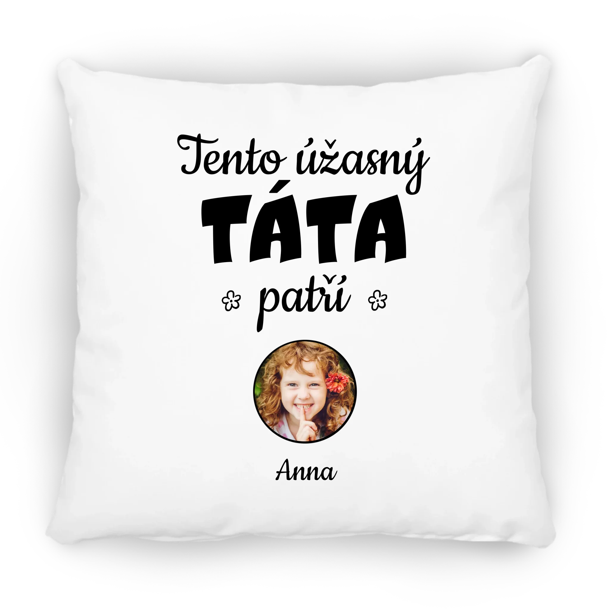 Akrylové Čtvercové sklo - Tato úžasná táta patří