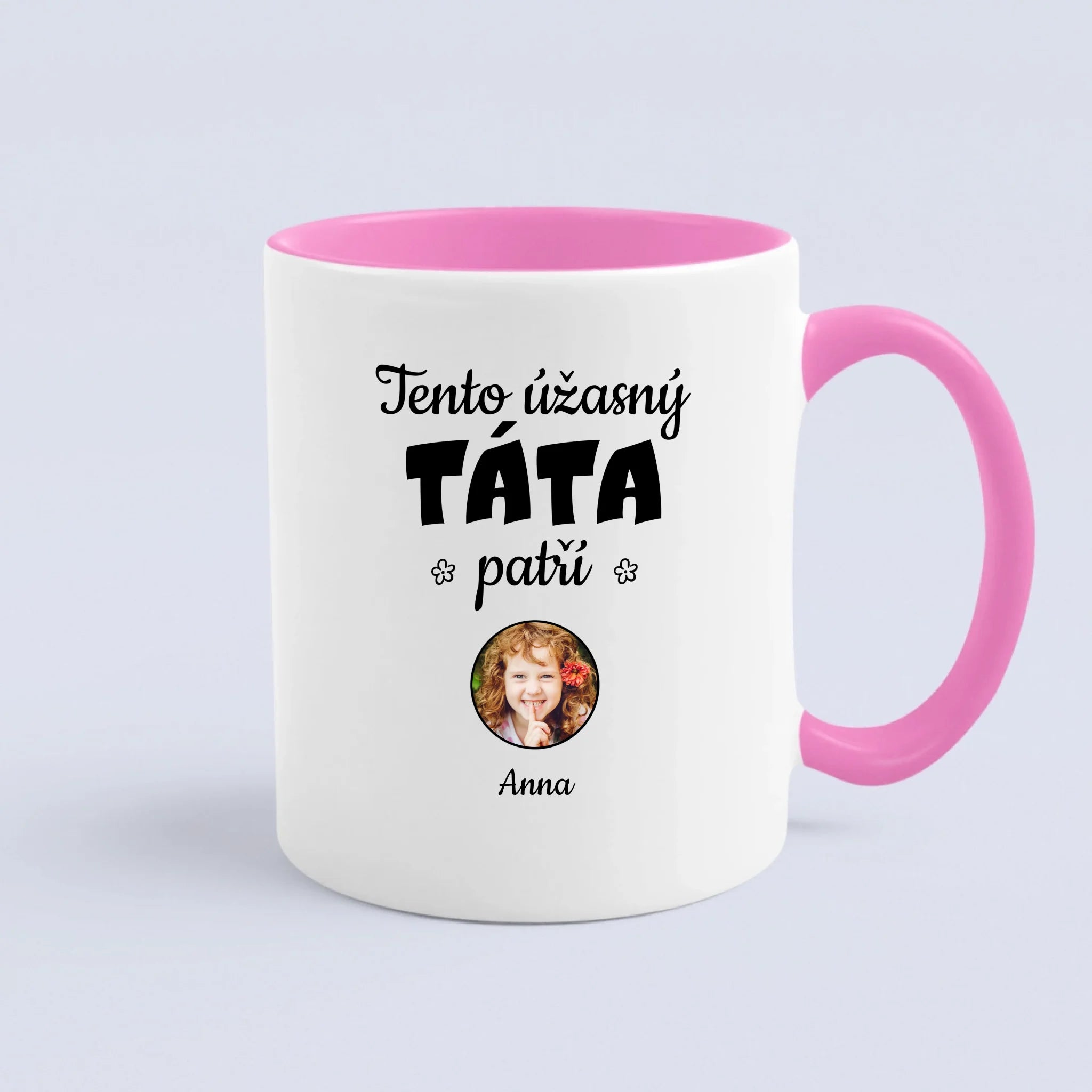 Akrylové Čtvercové sklo - Tato úžasná táta patří