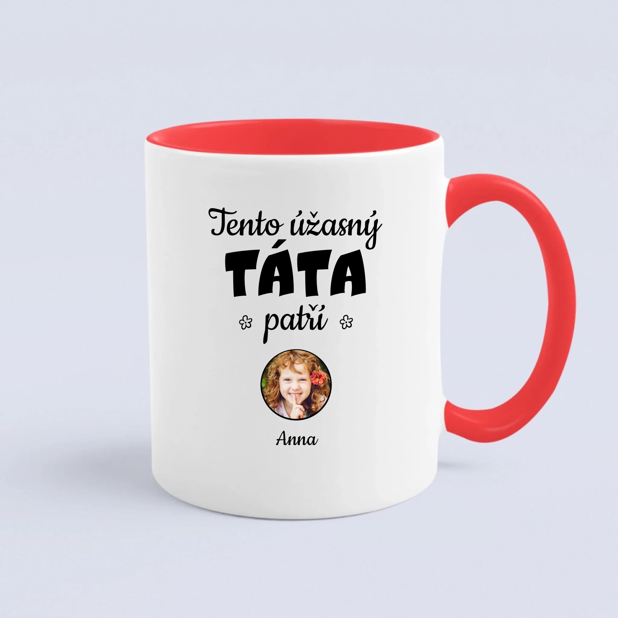 Akrylové Čtvercové sklo - Tato úžasná táta patří